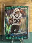 2025 Panini Prizm Football Green Flash Chuba Hubbard #237
