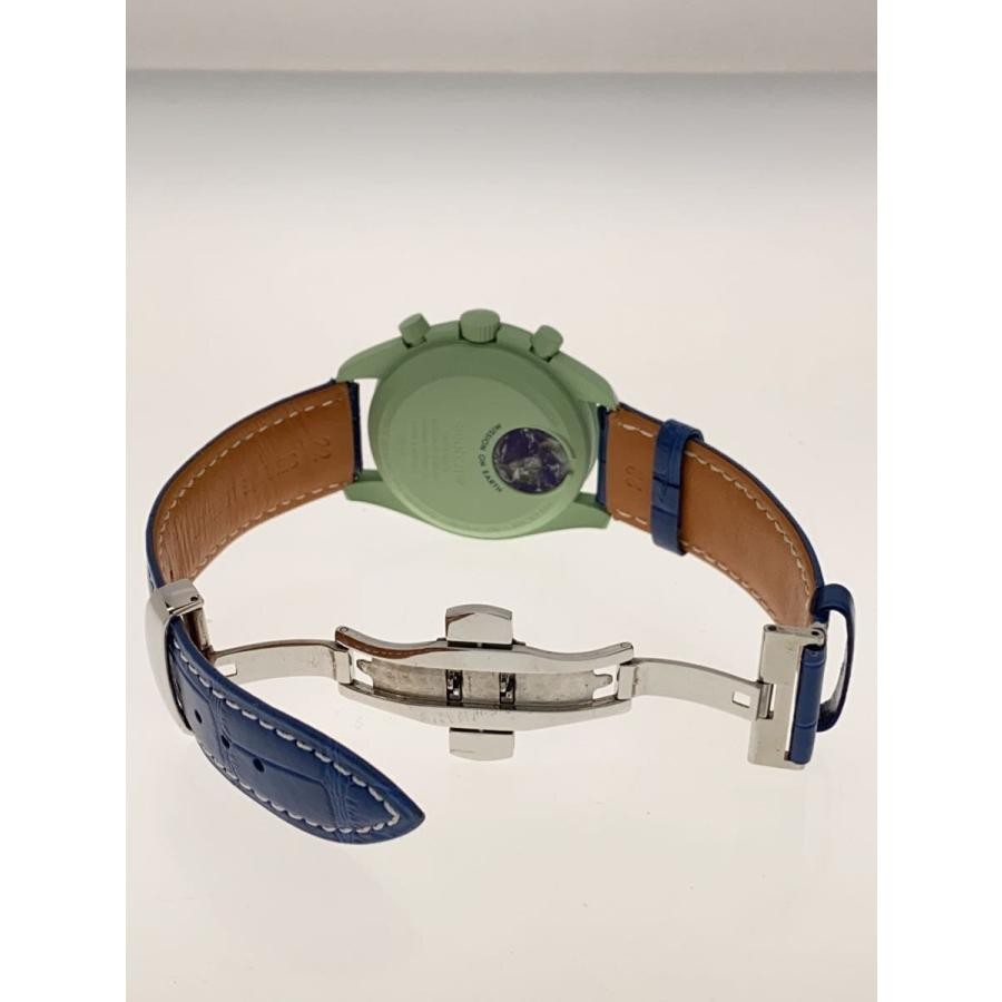 SWATCH◆Watch/Analog/BLU/BLU image 4