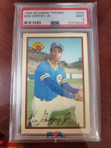 1989 Bowman Tiffany #220 Ken Griffey Jr RC PSA 9 HOF Mariners