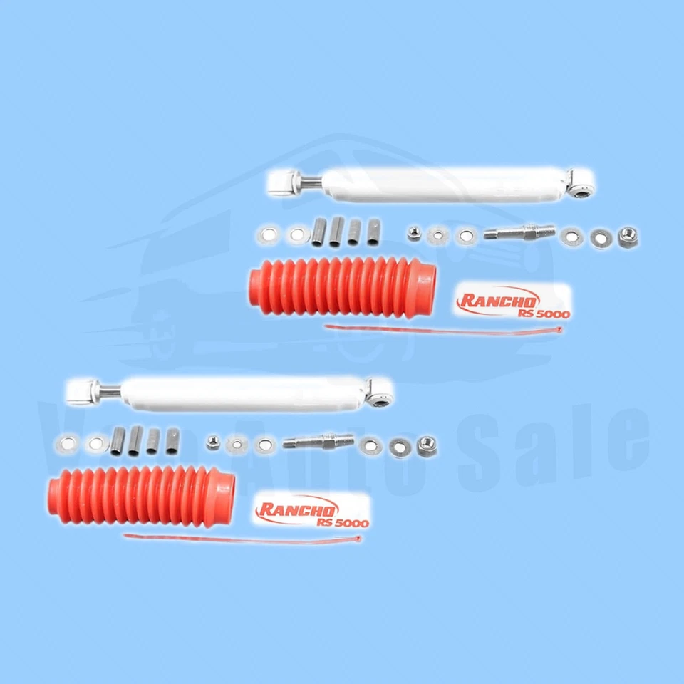 Amortiguadores de elevación traseros Rancho RS5000X 0-2" para camioneta Mitsubishi 4x4 83-96 kit 2 Foto 2 de 4