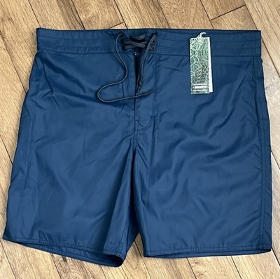 Outerknown Apex Evolution Boardshorts 34 Deep Teal Hybrid Swim Trunks NWT 7 