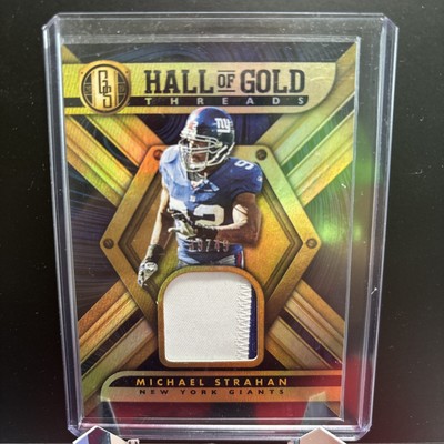 2019 Panini Gold Standard - Hall of Gold Threads Michael Strahan Prime /49 (MEM)