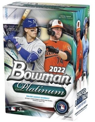 2022 Bowman Platinum baseball Blaster Box New! Inserts and ice foil designs