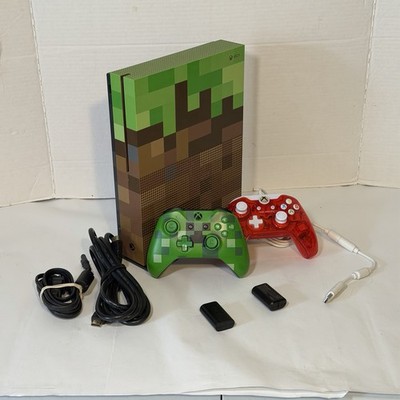 Microsoft Xbox One S Minecraft Limited Edition Bundle 1TB Green