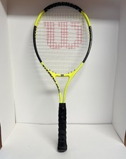Wilson Titanium 3 Soft Shock Tennis Racquet Yellow Black 27  Oversize