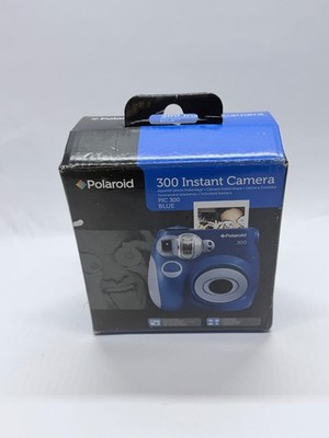 Polaroid 300 Instant Camera Royal Blue Original Box and instructions
