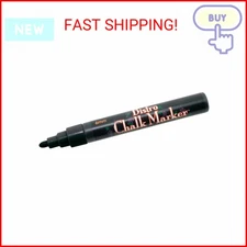 Uchida 480-C-1 Marvy Broad Point Tip Regular Bistro Chalk Marker, Black