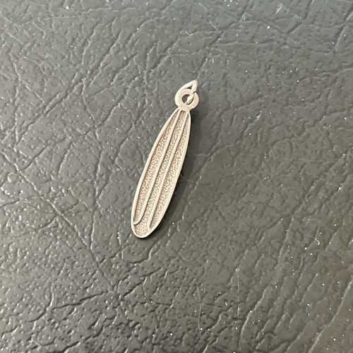 Sterling Silver SURFBOARD Charm Or Pendant ESTATE SALE FIND Stamped & Signed