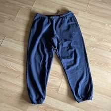 Vintage Nike Blue Swoosh Y2K Sweatpants Medium