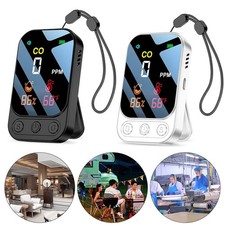 Mini Carbon Monoxide Detector 3-in-1 CO Alarm Sensor for Outdoor Camping Tent