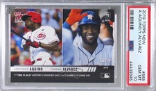 2019 Topps Now Call-Up /1306 Aristides Aquino Yordan Alvarez PSA 10 GEM MT 0a4s