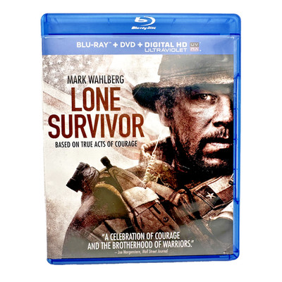 LONE SURVIVOR (2013) BLU-RAY / DVD Wahlberg Kitsch Hirsch