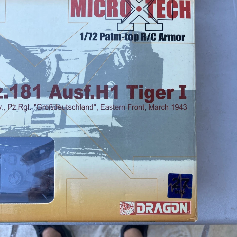 Dragon Micro X Tech 1/72 R/C Armor TIGER I Sd.Kfz.181 Ausf.H1 27MHz - Image 3 of 4