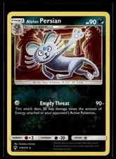 2018 Sun & Moon - Lost Thunder Alolan Persian Stage 1/Rare #119 on eBay