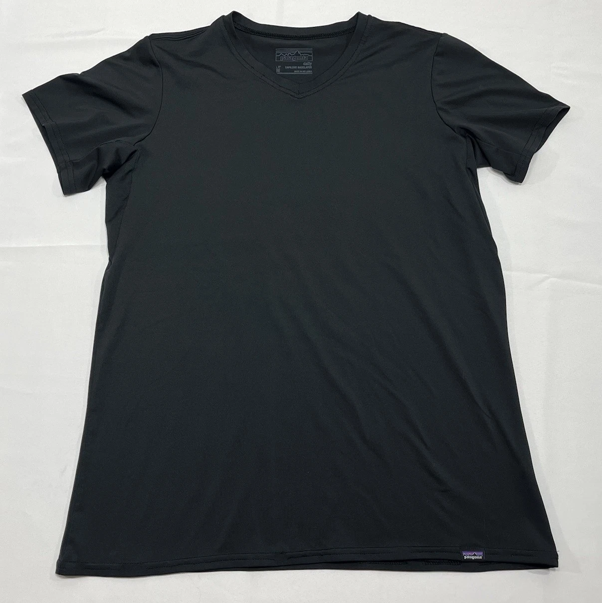Patagonia Capilene Daily Baselayer Shirt Mens M Black Gorpcore Technical Wear