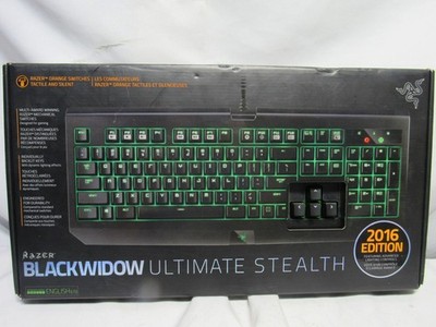 RAZER BlackWidow Ultimate Stealth Backlit Mechanical Gaming Keyboard 2016 Edit