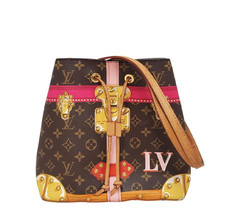 Borsa a tracolla Louis Vuitton LV M40649 Neo Noe baule estivo marrone monogramma