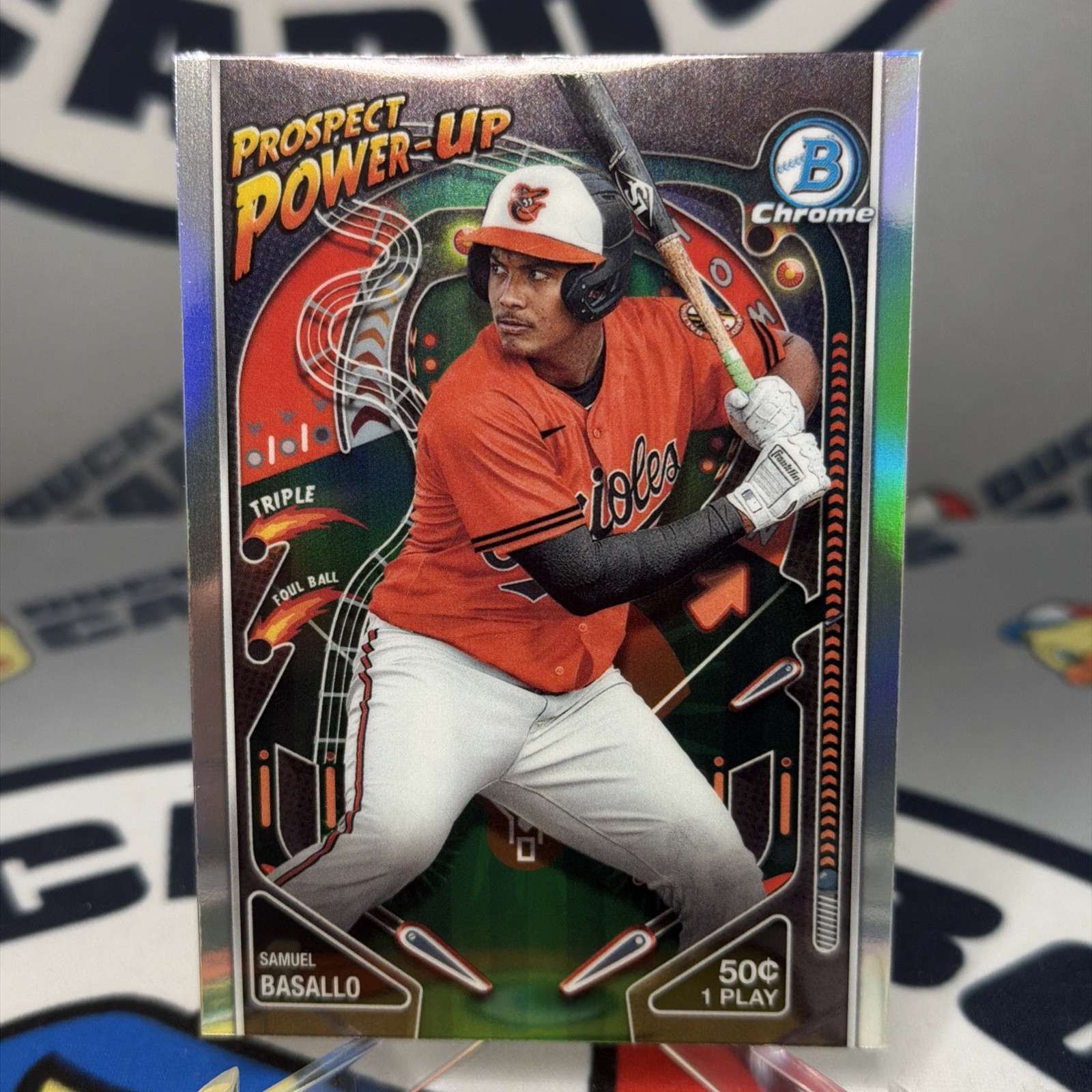 Samuel Basallo 2024 Bowman #PP-8 Prospect Power-Up