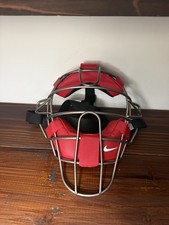 New Nike Titanium Catcher Mask Red