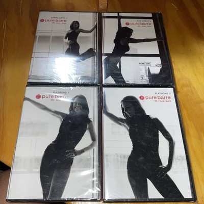 4 NEW DVD LOT Pure Barre - Flatirons 1 & 2 + 16th Street + Lowry Lofts Sealed!