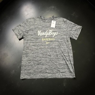 Nike Vanderbilt Commodores Baseball T-Shirt VandyBoys Dri-Fit Men XL DJ0046