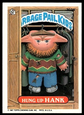 1987 Garbage Pail Kids Topps Series 8 #303a Hung Up Hank