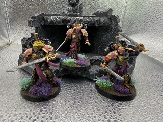 Warhammer 40k Emperor’s Children 3x Flawless Blades Painted Chaos Space Marines