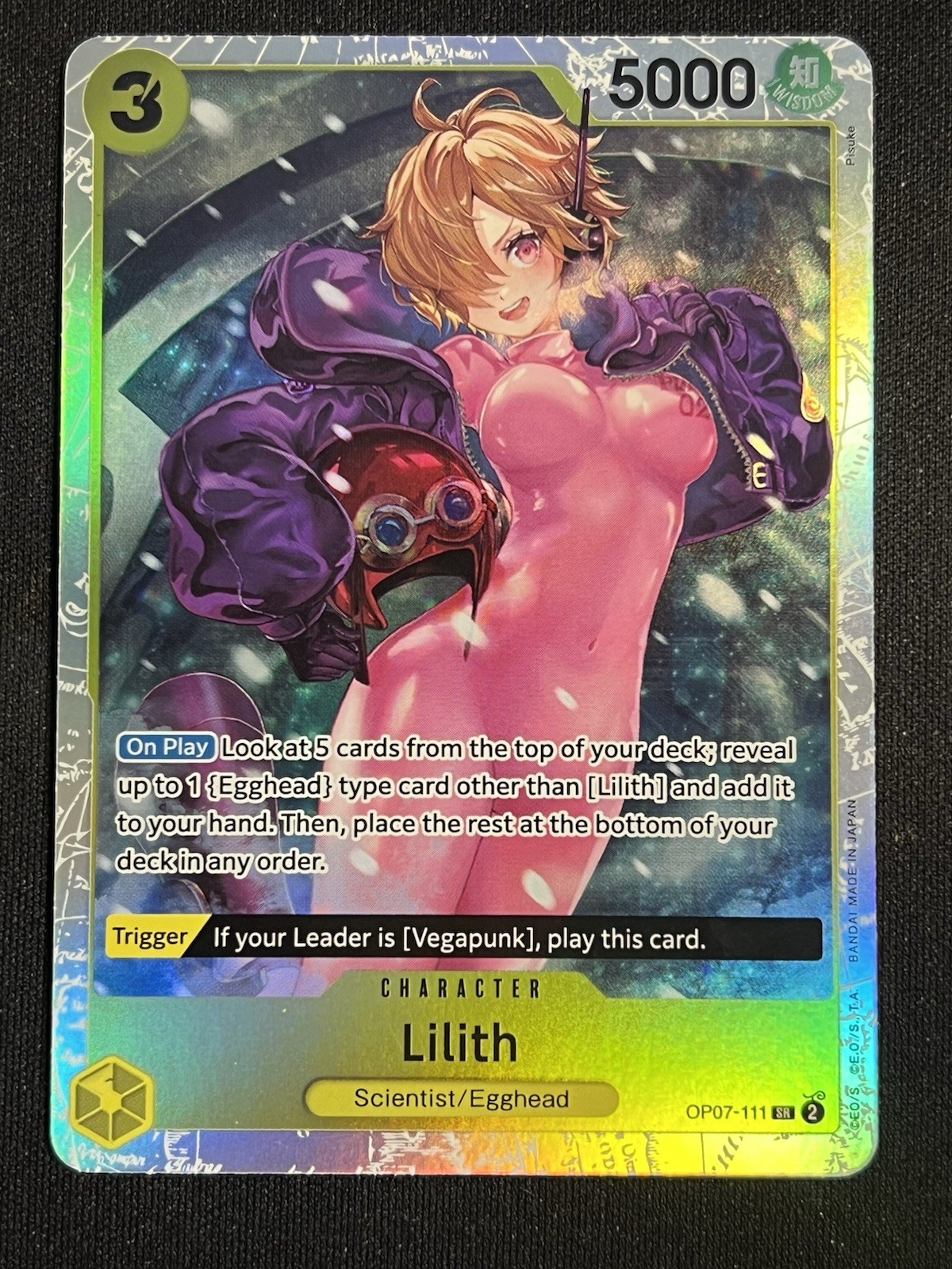 One Piece Lilith OP07-111 SR 500 Years in the Future English NM