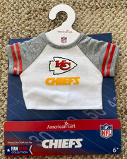 American Girl Kansas City Chiefs T-Shirt Top Tee Fan NFL for 18" Doll