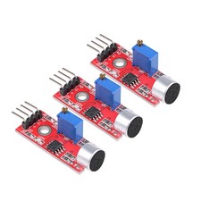 Microphone Sound Sensor Voice Detection Module w Digital and Analog Out,3X