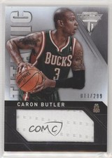 2013-14 Panini Titanium Titanic Threads Jumbo 11/299 Caron Butler #92 0f1b