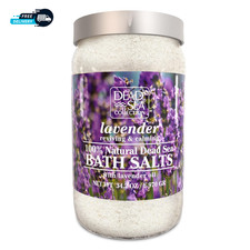 Bath Salts with Lavender Pure Dead Sea Salt and Lavender Oil Nourishing
