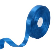 Satin Ribbon 3/4 Inch x 100 Yards Blue Single Face Polyester Satin Ribbon