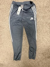 Adidas Tiro 23 Unisex Kids Large Track Soccer Pants Large Aeroready - Gray Onyx