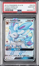 2019 POKEMON SUN & MOON HIDDEN FATES #SV76 FULL ART/SYLVEON GX PSA 10 on eBay