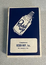 Vintage Reddi-wip Playing Cards - 1 Complete Deck