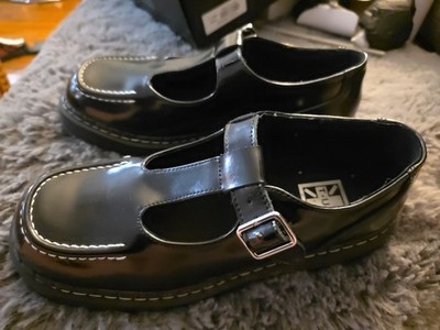 TUK Size 11  Women's Size 9 Mens Never Worn SIE 11 Gloss  Leather Mary Janes