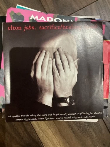 Elton John: Sacrifice 7" Vinyl Single - 332/25