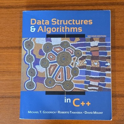 Data Structures & Algorithms in C++ Second Edition Paperback Wiley Goodrich