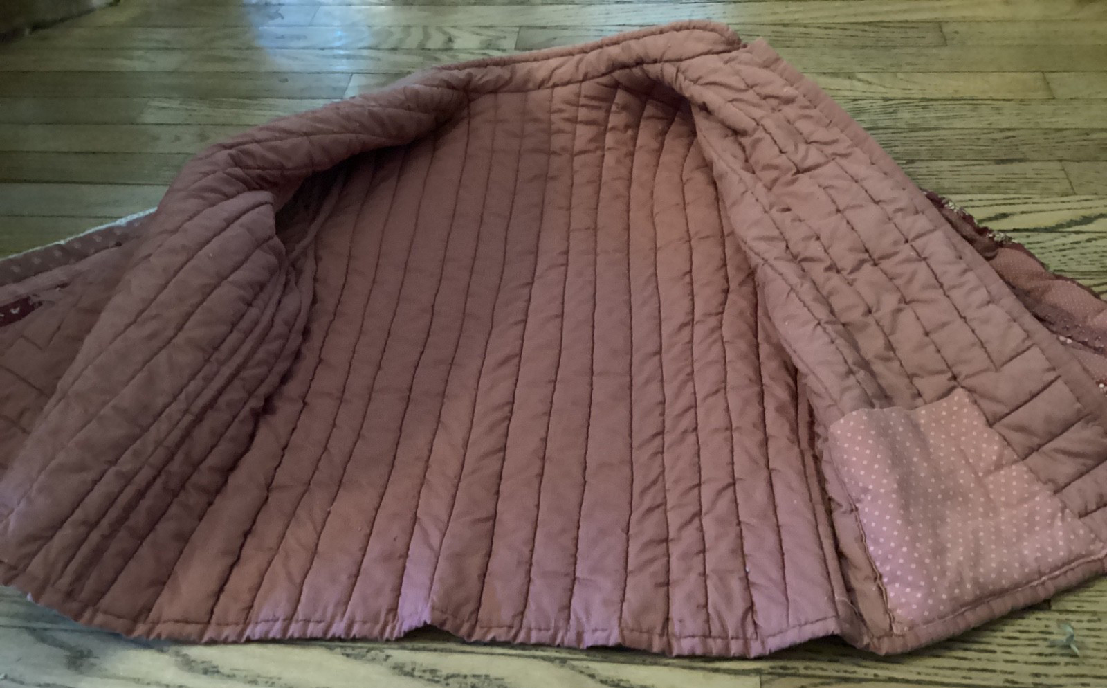 QUILTED VTG PATCHWORK Jacket Women’s S/M-Wood But… - image 6