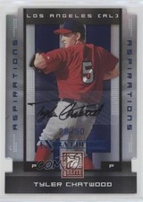 2008 Donruss Elite Extra Edition 28/50 Tyler Chatwood #92 Auto 0b2