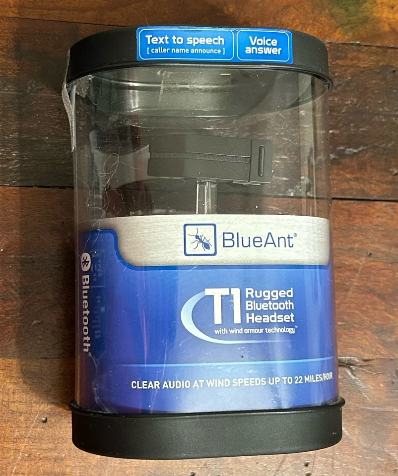 BlueAnt T1 Rugged Bluetooth Headset Voice-Commands music contact caller ID - Image 2 of 4