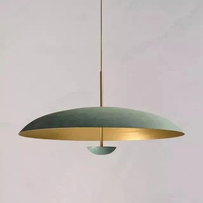 Ceiling Chandelier Mid Century 1 Light Modern Rust Pendant Sputnik Light Fixture