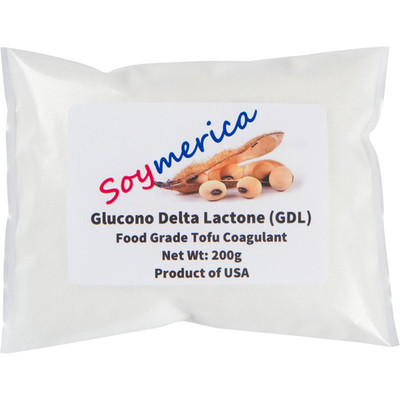 Soymerica Tofu Coagulant - 200G Premium Glucono Delta Lactone (GDL). Food Grade.