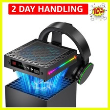LED Display - Auto Cooling Fan for Xbox Series X with 9 RGB Light Modes, Coo...