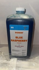 Dunkin Blue Raspberry Syrup With Pump 64 Oz Bottle