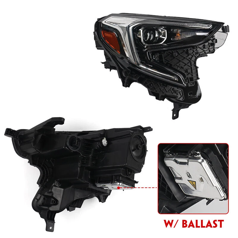 For GMC Terrain 2018-2021 HID/Xenon DRL Headlight w/ Ballast Bulb Passenger Side - Изображение 2 из 4