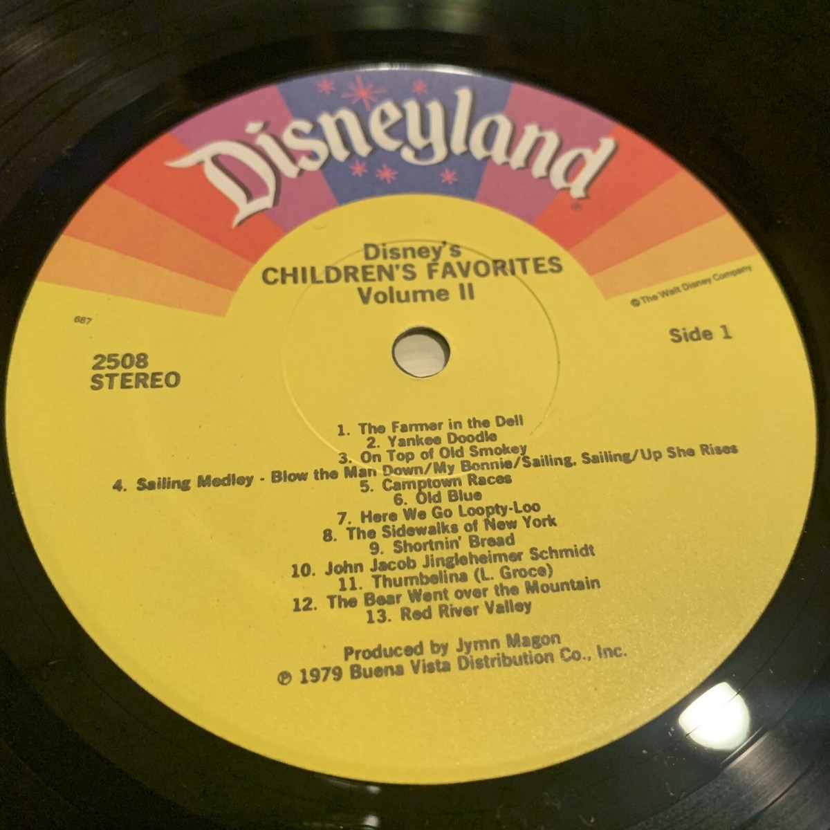 【P6002】WALT DisNEY RECORDS children’s fa Children's Favorites Vol. 1 CD Walt Disney Records 30 Songs