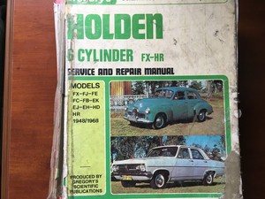 Details About Holden Fx Fj Fe Fc Fb Ek Ej Eh Hd Hr Gregorys Sp Workshop Manual - 