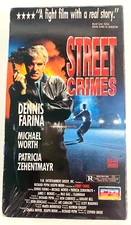 Street Crimes (VHS, 1992) Dennis Farina Urban Crime Sleaze - NEW